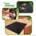 BBQ Grill Mat Charcoal Charbroil BBQ Grill Mats Set of 5 Black 100% Non-stick Reusable and Easy to Clean - FDA Approved PFOA Free Works on Gas Charcoal Electric Grill (Black (5 Pack)) - B071GT3F1X